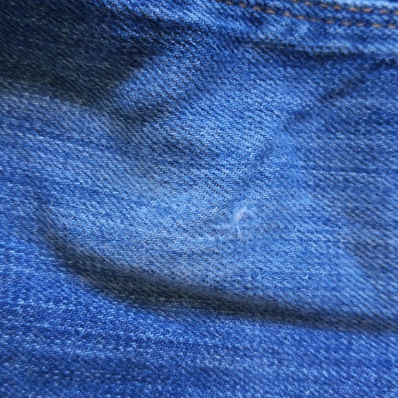 old navy the boyfriend cropped distressed patchwork denim jeans 3T toddler girls - Picture 6 of 8